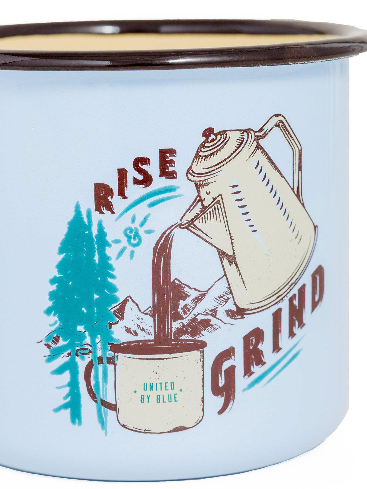 United by Blue Rise & Grind Enamel 22 oz Mug - MORE by Morello Indonesia