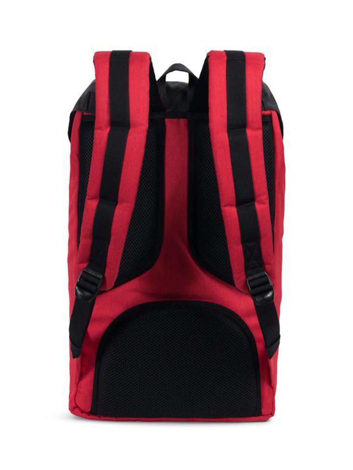 Herschel Little America Backpack Barbados Cherry Black Crosshatch 25L - MORE by Morello Indonesia