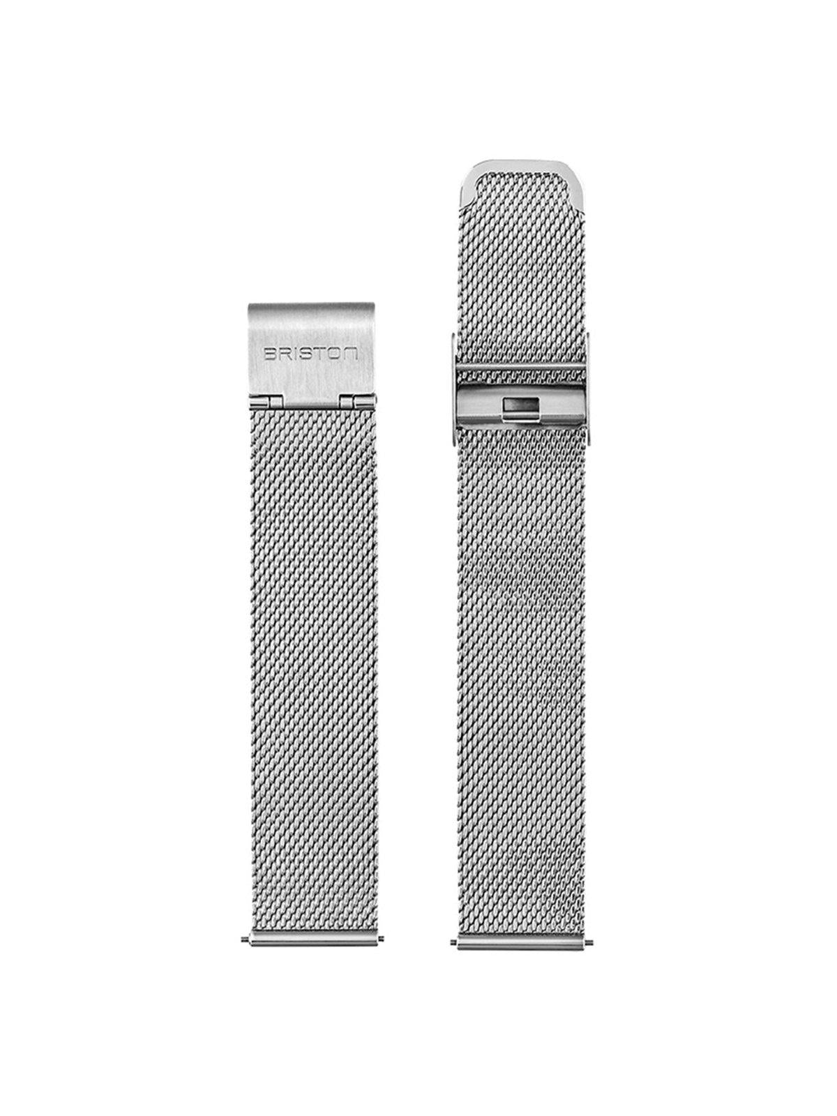 Briston Milanese Mesh Strap Silver for Clubmaster Classic/Vintage/Sport/Diver 20mm - MORE by Morello Indonesia