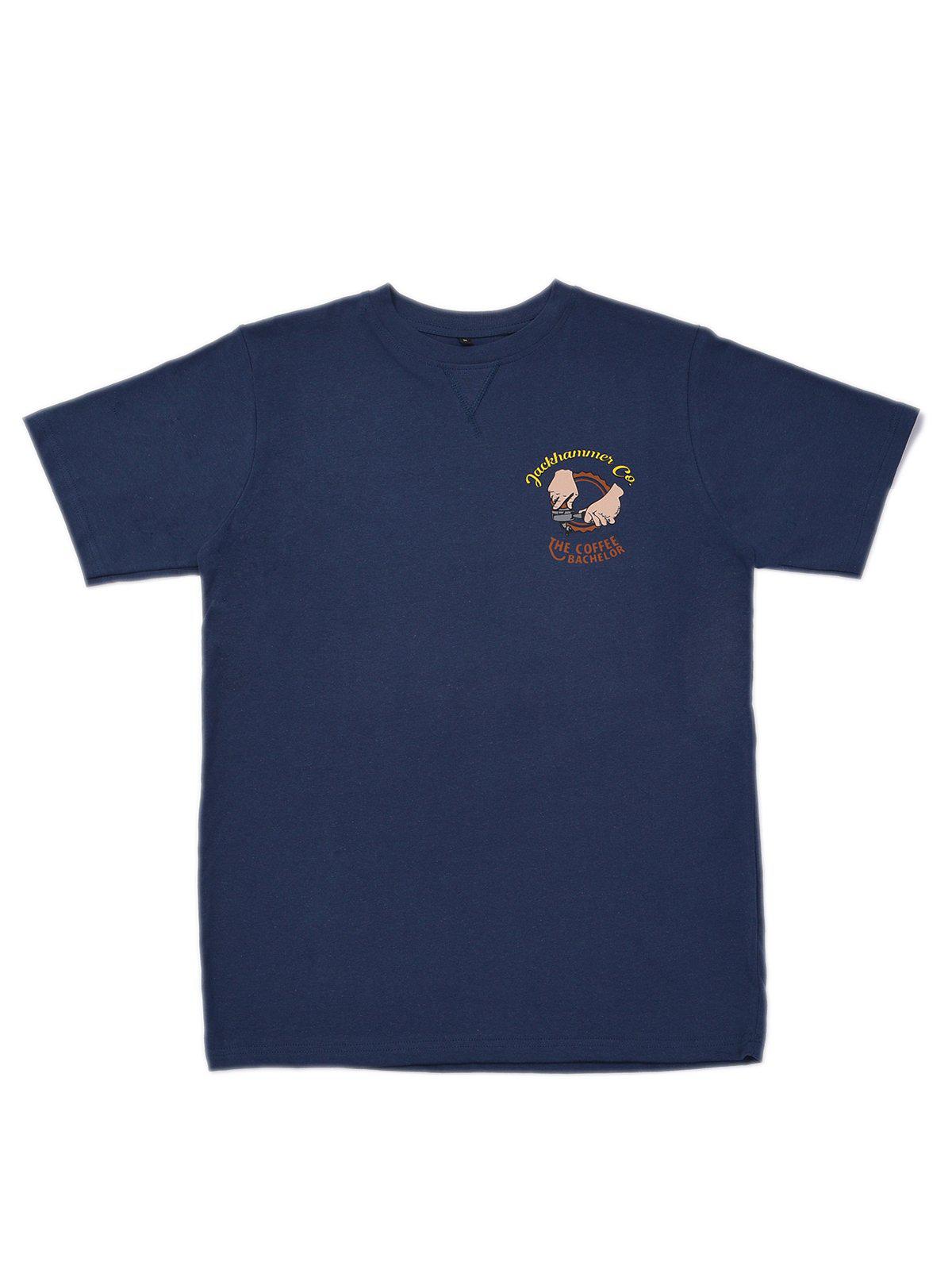 Jackhammer The Coffee Bachelor Tee Navy - MORE by Morello Indonesia