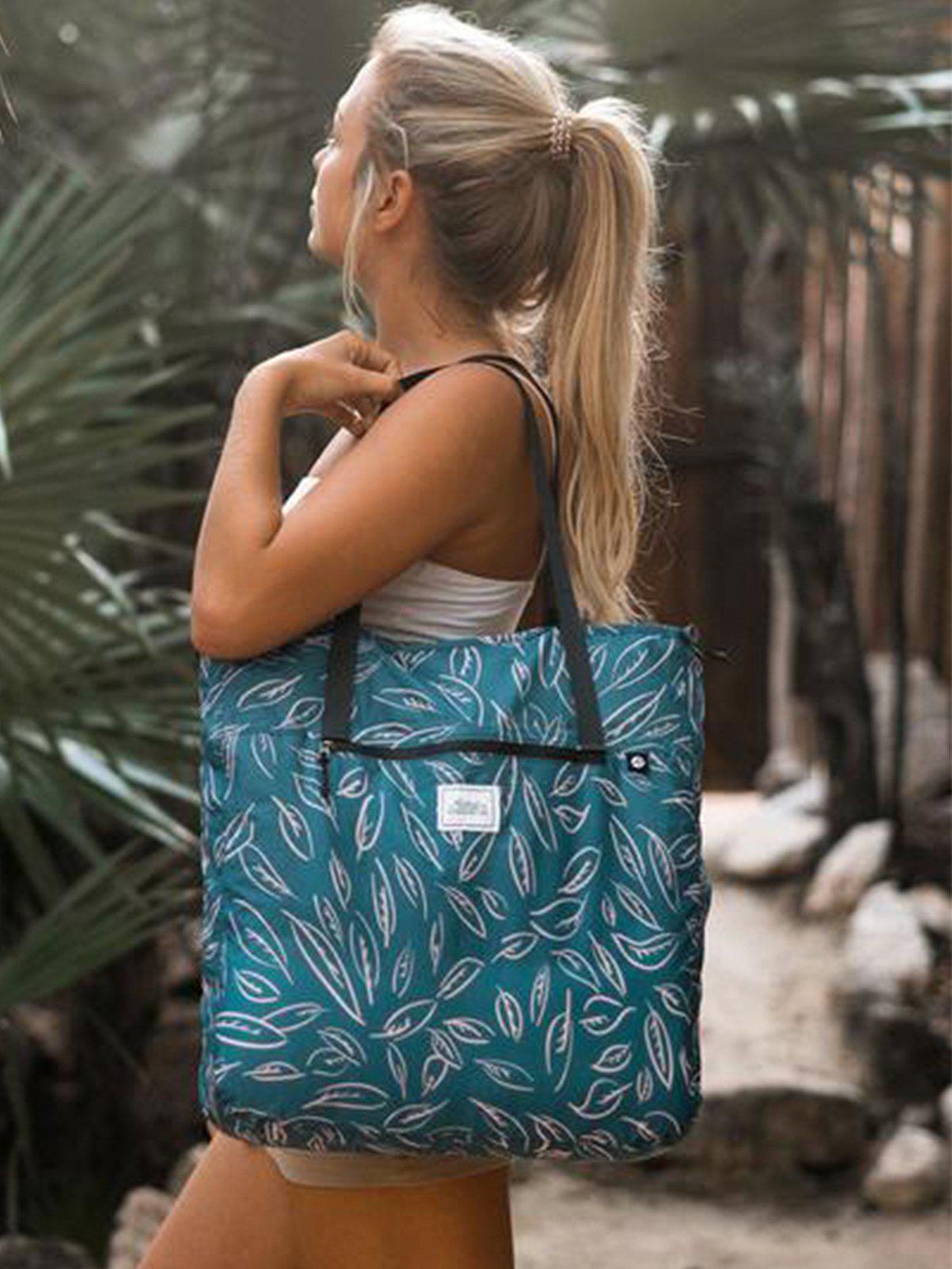 Matador Transit Packable Tote Bag Leaf Pattern - MORE by Morello Indonesia