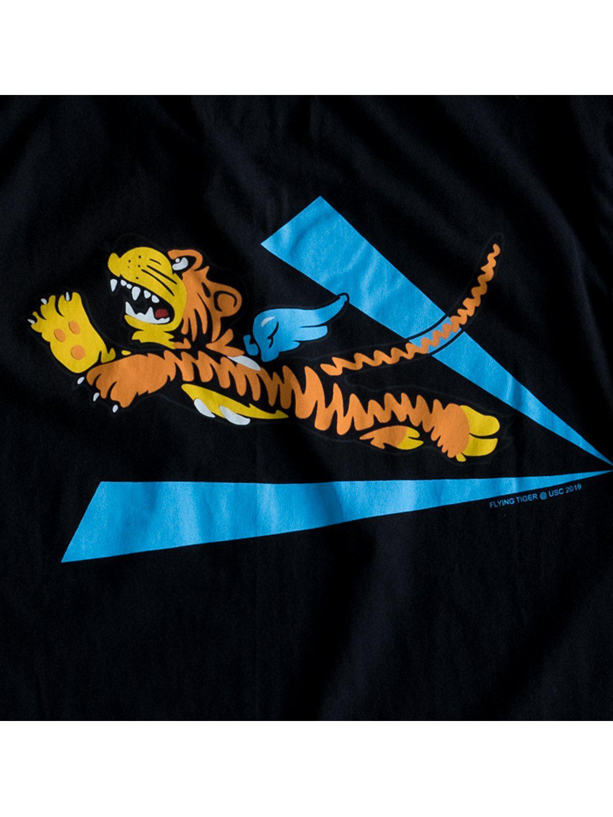 US Comp4ny Flying Tiger II Tees Black - MORE by Morello Indonesia