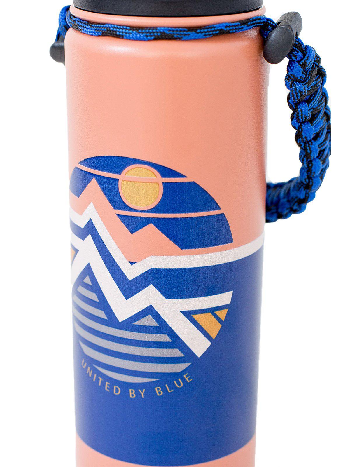 United by Blue 22oz Geo Mountain 22oz Insulated Steel Water Bottle Orange - MORE by Morello Indonesia