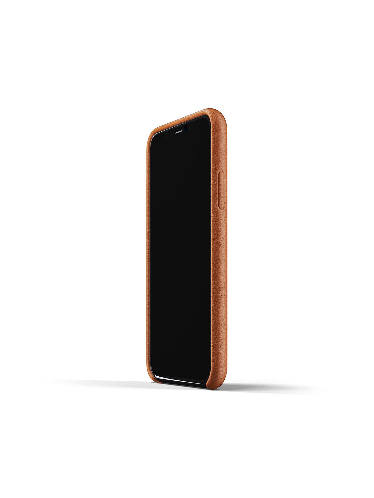 Mujjo Full Leather Case for iPhone 11 Pro Tan - MORE by Morello Indonesia