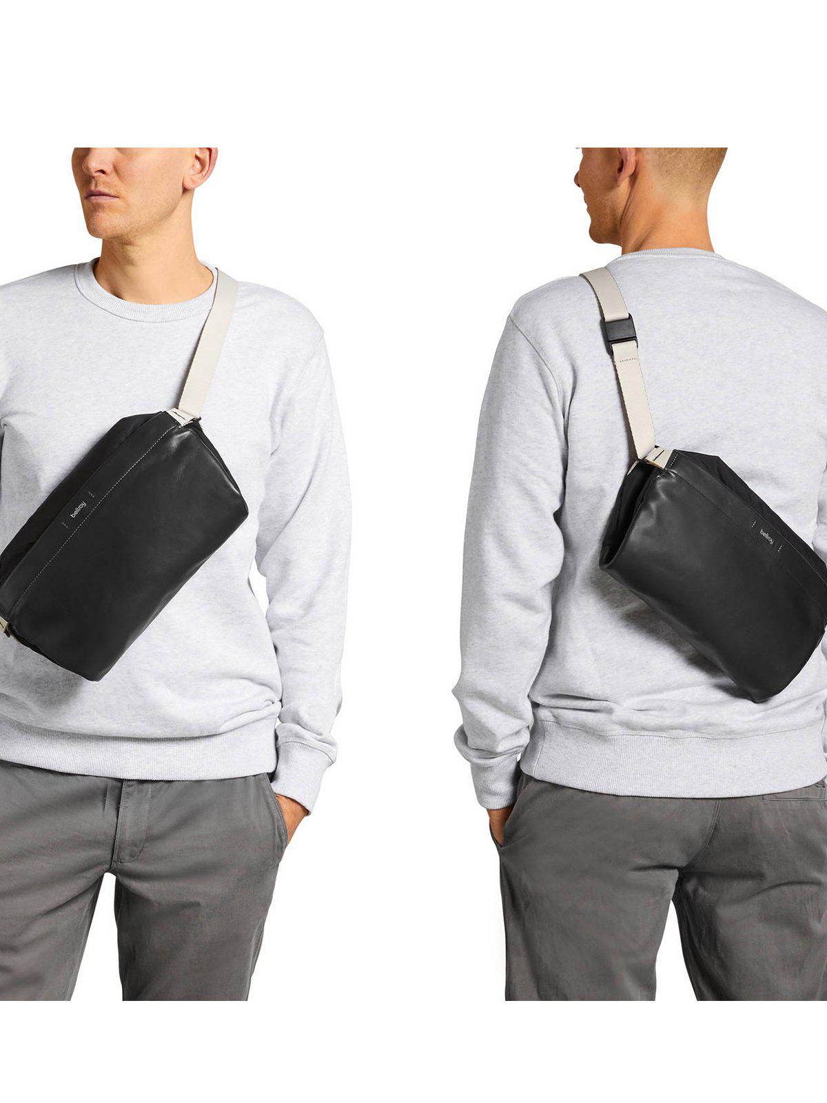 Bellroy Sling Bag Premium Nylon Black Sand - MORE by Morello Indonesia