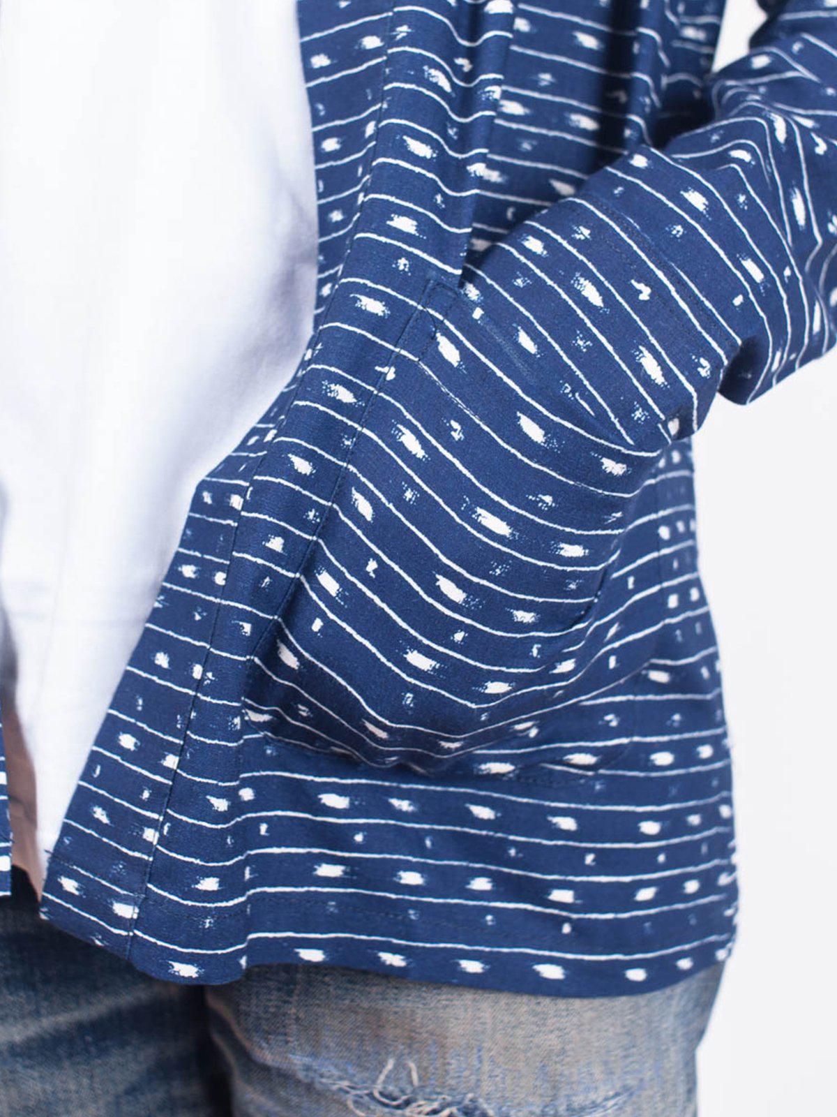 Qutn Throw On Indigo Diamond Print - MORE by Morello Indonesia