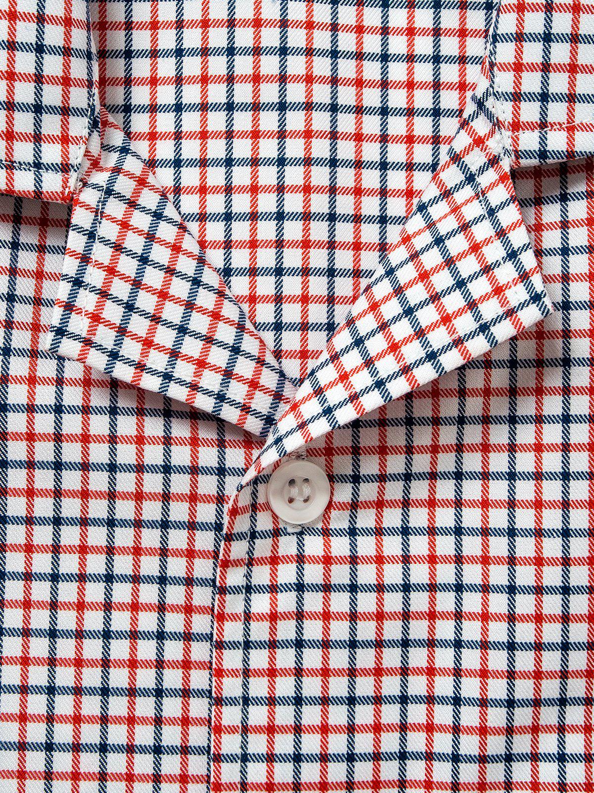 Contentment. Camp-Collar Tattersal Shirt - MORE by Morello Indonesia