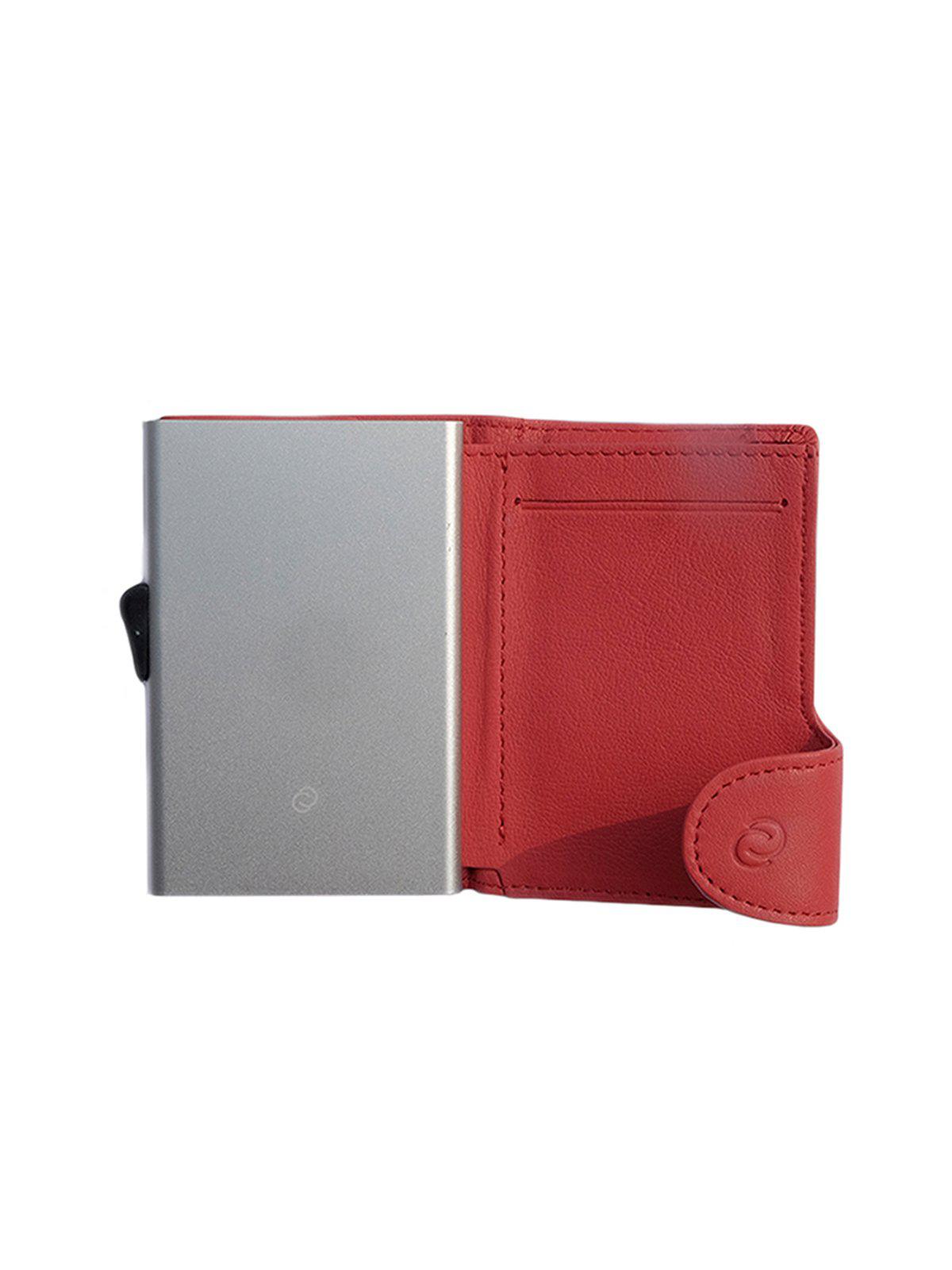 C-Secure Italian Leather RFID Wallet Rubino - MORE by Morello Indonesia