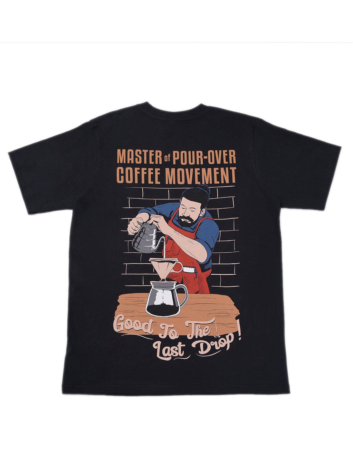 Jackhammer Pour Over Master Tee Black - MORE by Morello Indonesia