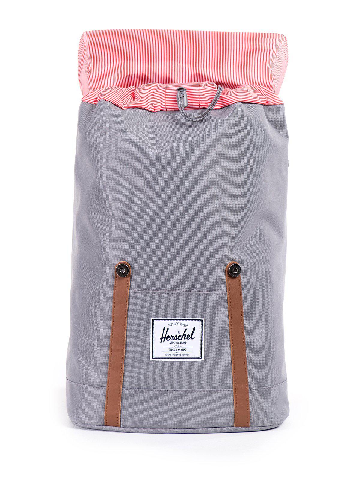 Herschel Retreat Backpack 600D Poly Grey Tan 19.5L Herschel Retreat Backpack 600D Poly Grey Tan 19.5L