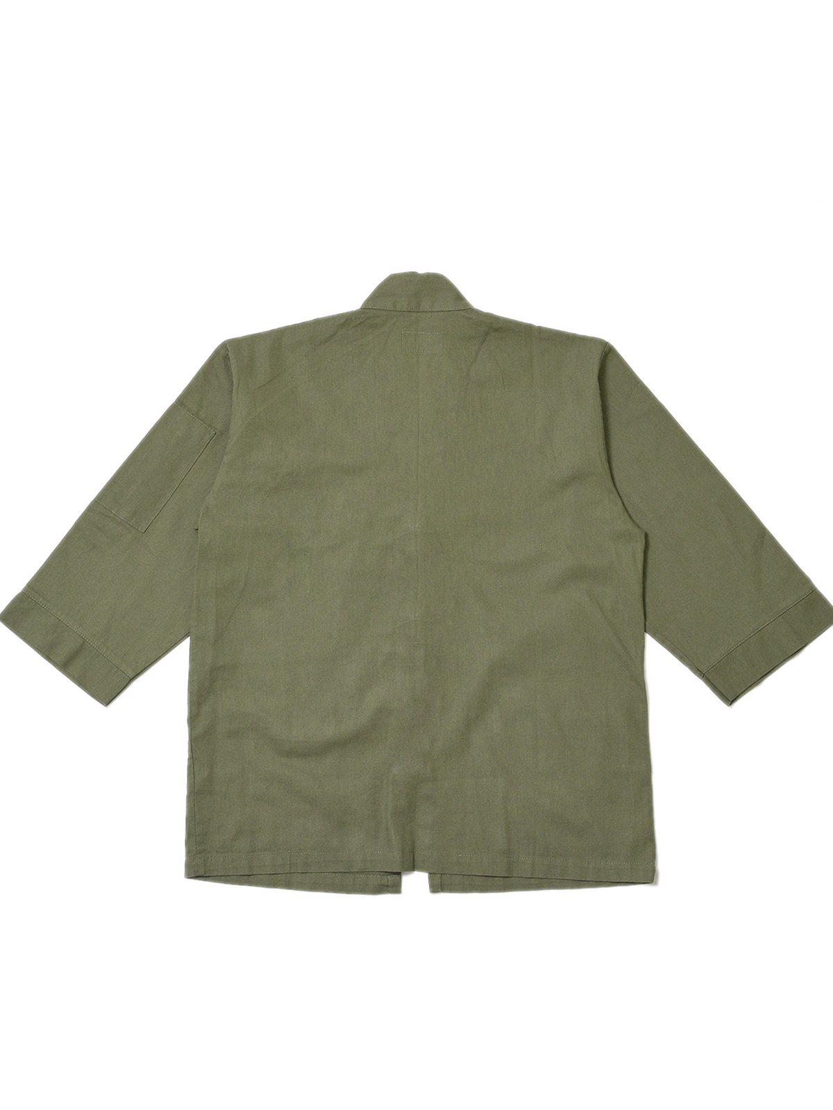 Jackhammer Ramie Tenchu Jacket Sage - MORE by Morello Indonesia