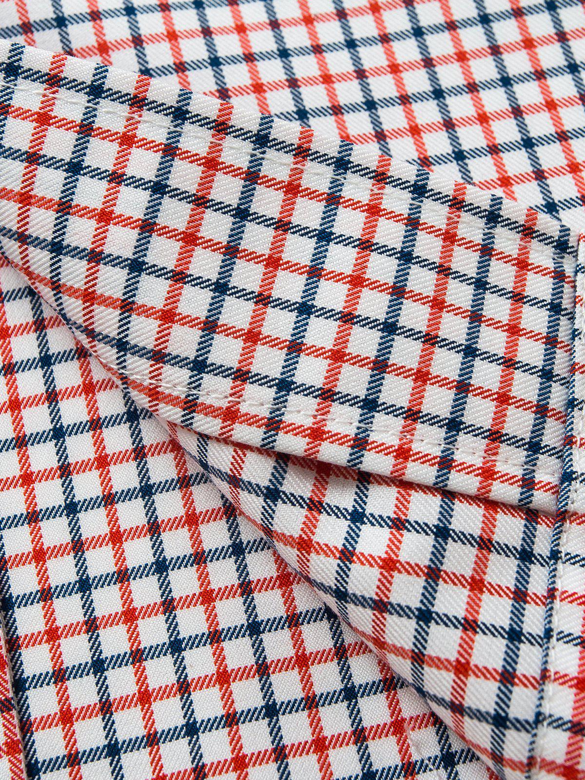 Contentment. Camp-Collar Tattersal Shirt - MORE by Morello Indonesia