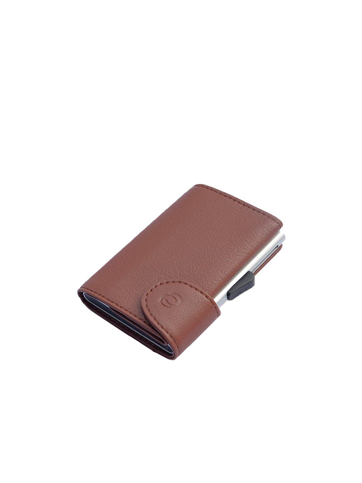 C-Secure Italian Leather RFID Wallet Bruciato - MORE by Morello Indonesia