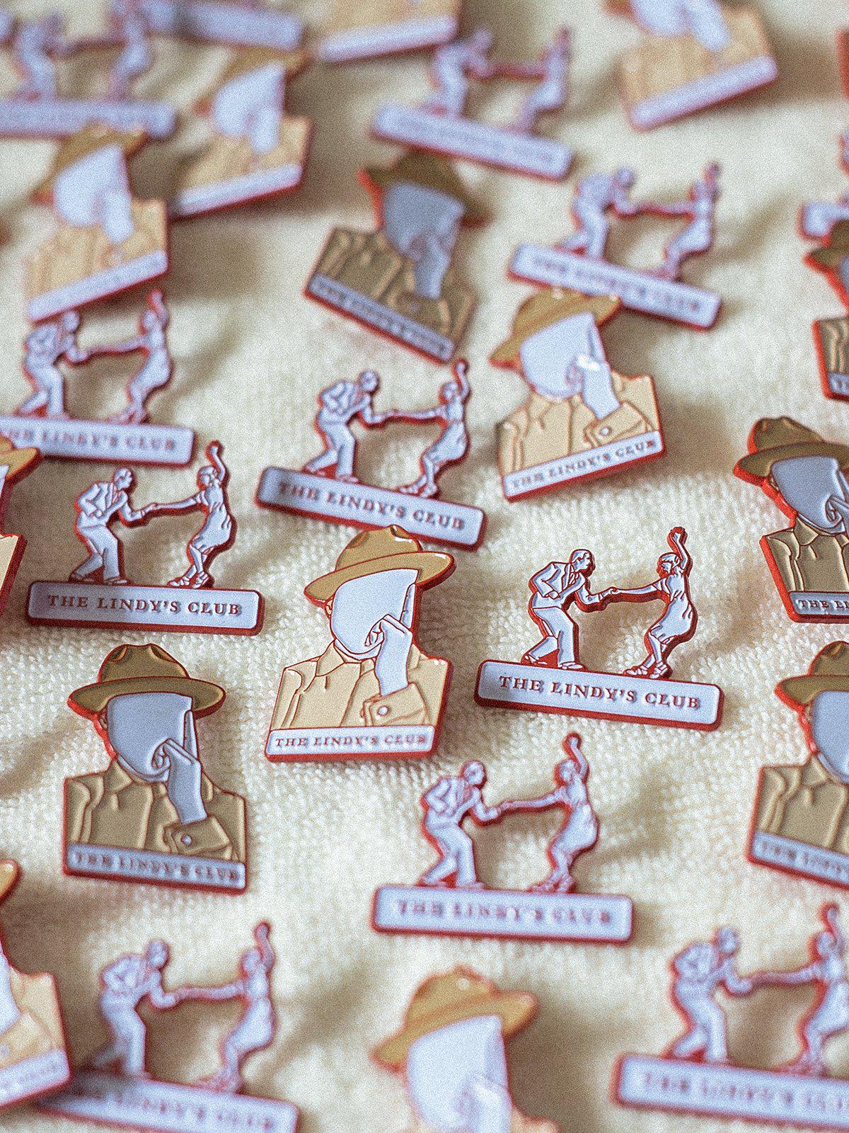 The Lindy&#39;s Club Lindance Enamel Pin - MORE by Morello Indonesia
