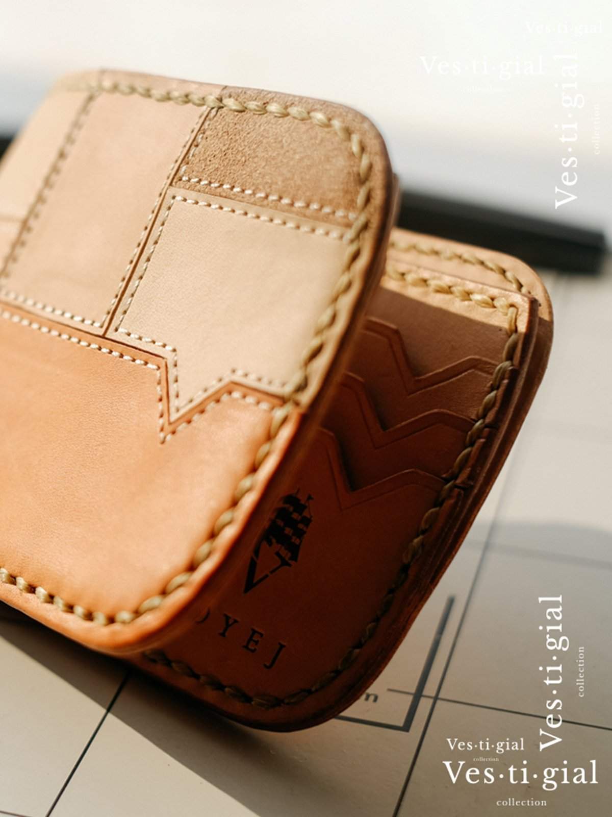 Voyej Vessel Vestigial Shades Of Natural Short Wallet - MORE by Morello Indonesia