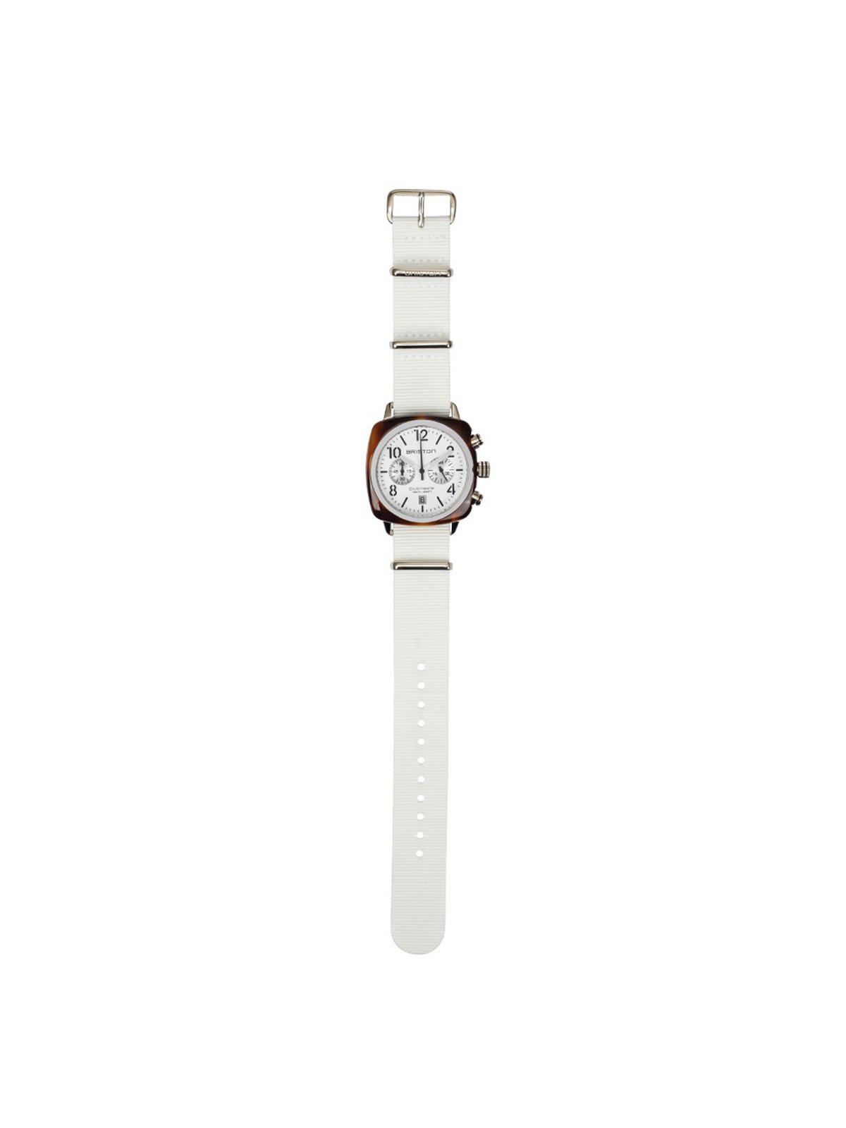 Briston Nato Strap White Yellow Gold 20mm - MORE by Morello Indonesia