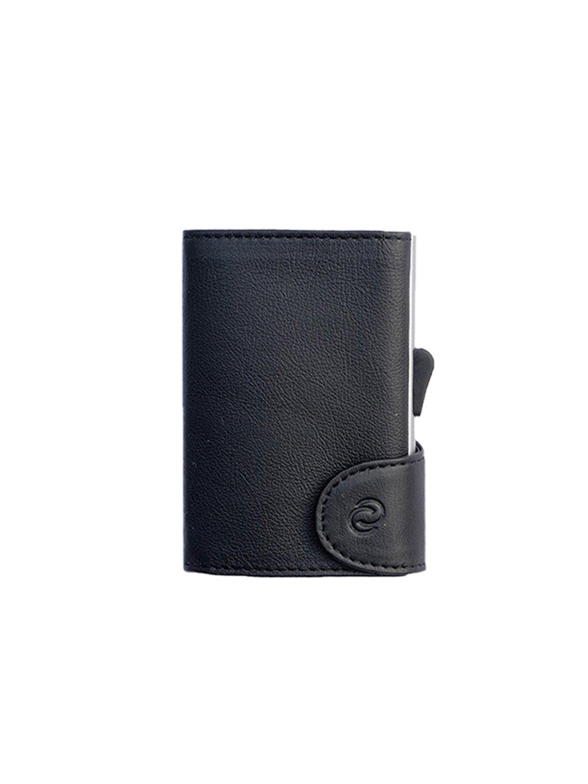 C-Secure Italian Leather RFID Wallet Nero - MORE by Morello Indonesia
