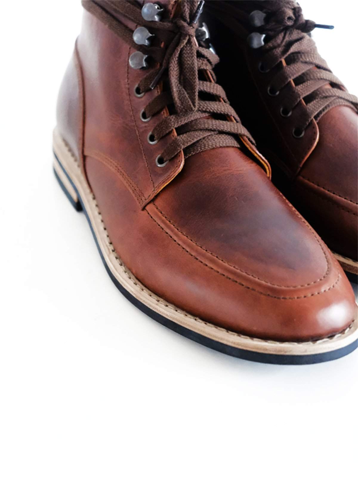 Chevalier Derby Moc Boots Brown Chromexcel - MORE by Morello Indonesia