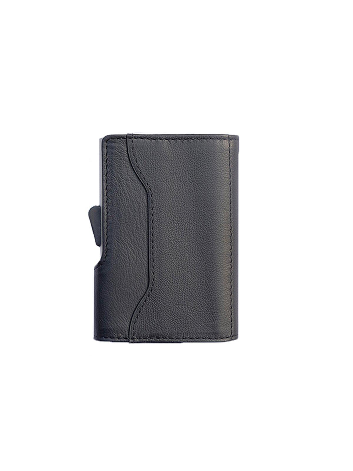 C-Secure Italian Leather RFID Wallet Nero - MORE by Morello Indonesia
