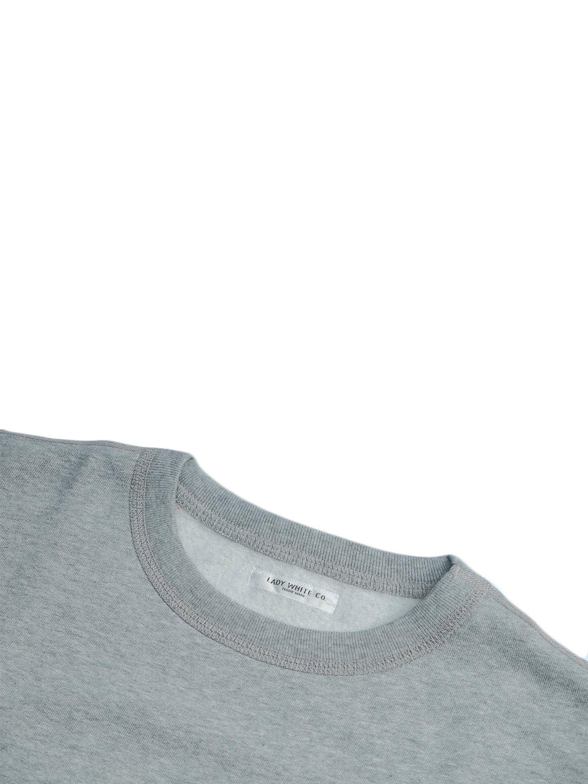 Lady White Co. Short Sleeve Crewneck Heather Grey - MORE by Morello Indonesia