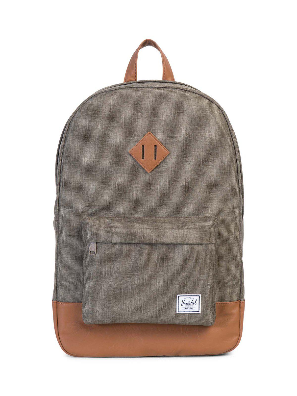herschel backpack canteen crosshatch Herschel Heritage Backpack 600D Poly Canteen Crosshatch Tan 21.5L