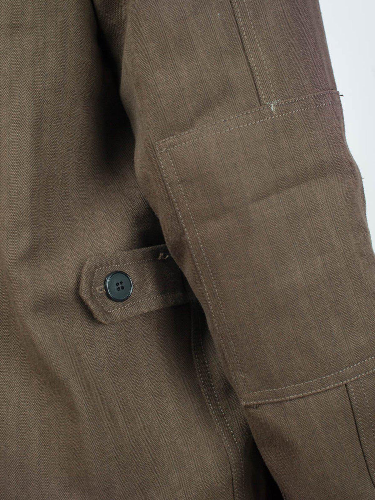 Qutn Field Jacket II Umber Herringbone - MORE by Morello Indonesia