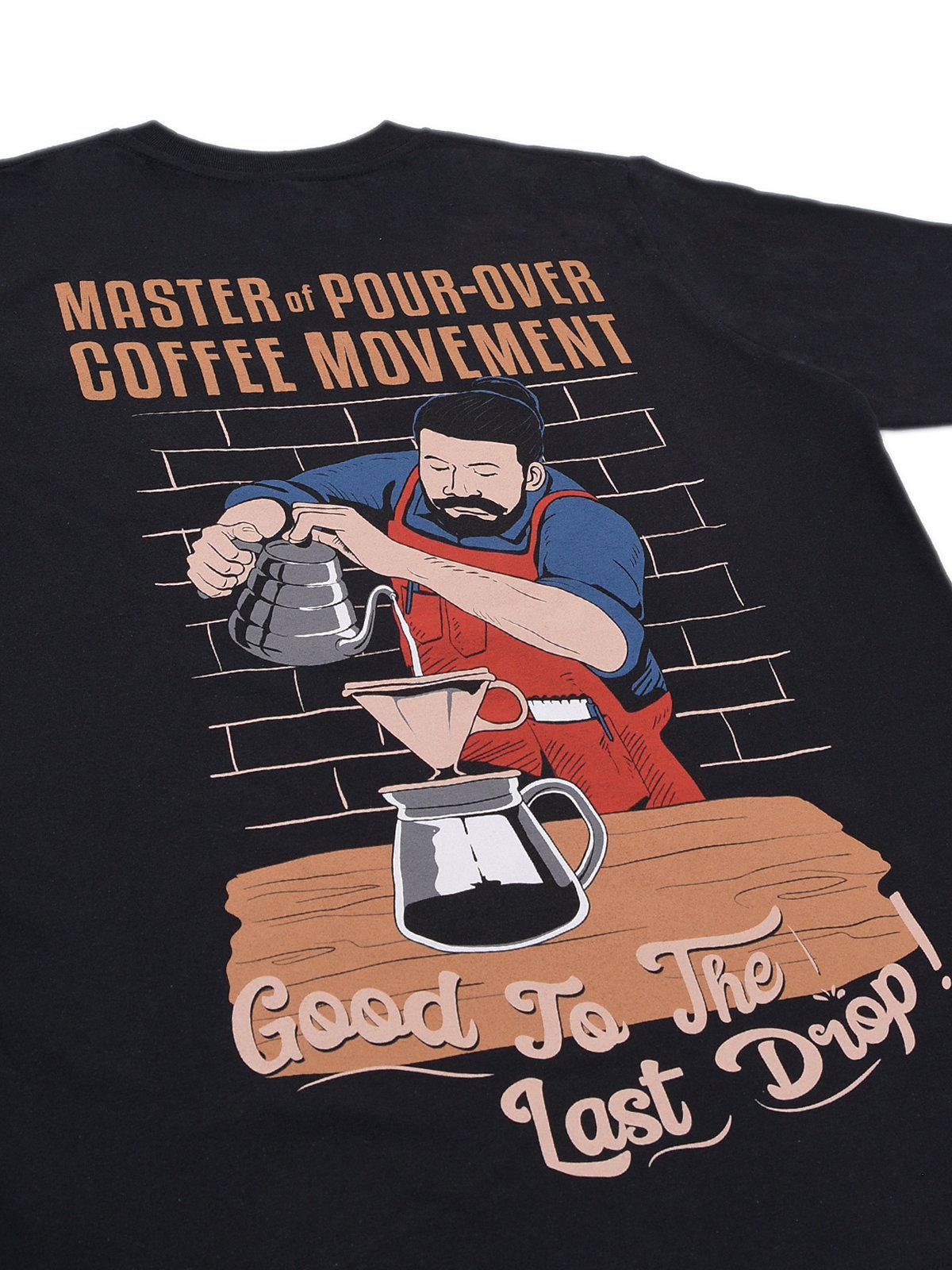 Jackhammer Pour Over Master Tee Black - MORE by Morello Indonesia