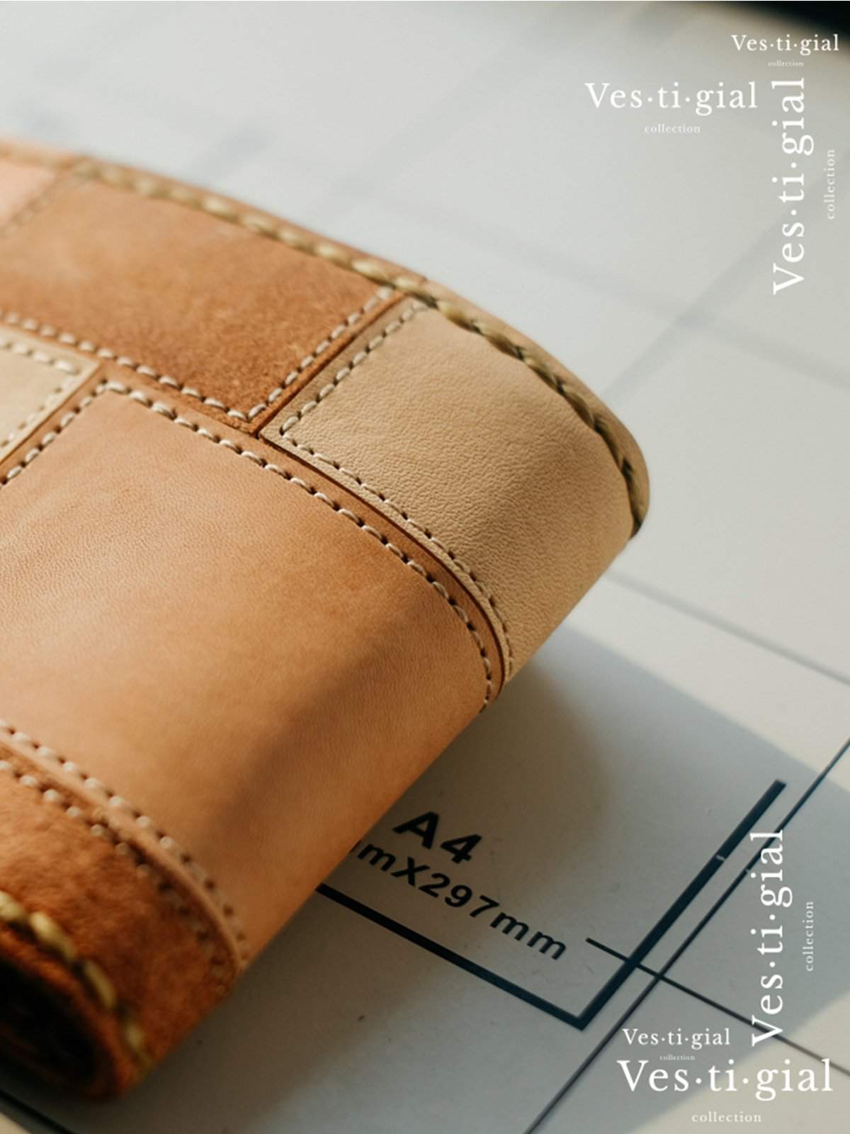 Voyej Vessel Vestigial Shades Of Natural Short Wallet - MORE by Morello Indonesia