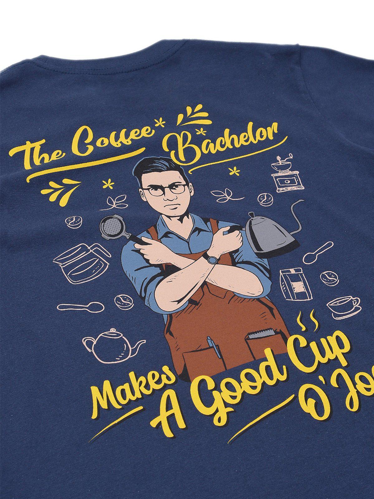 Jackhammer The Coffee Bachelor Tee Navy - MORE by Morello Indonesia