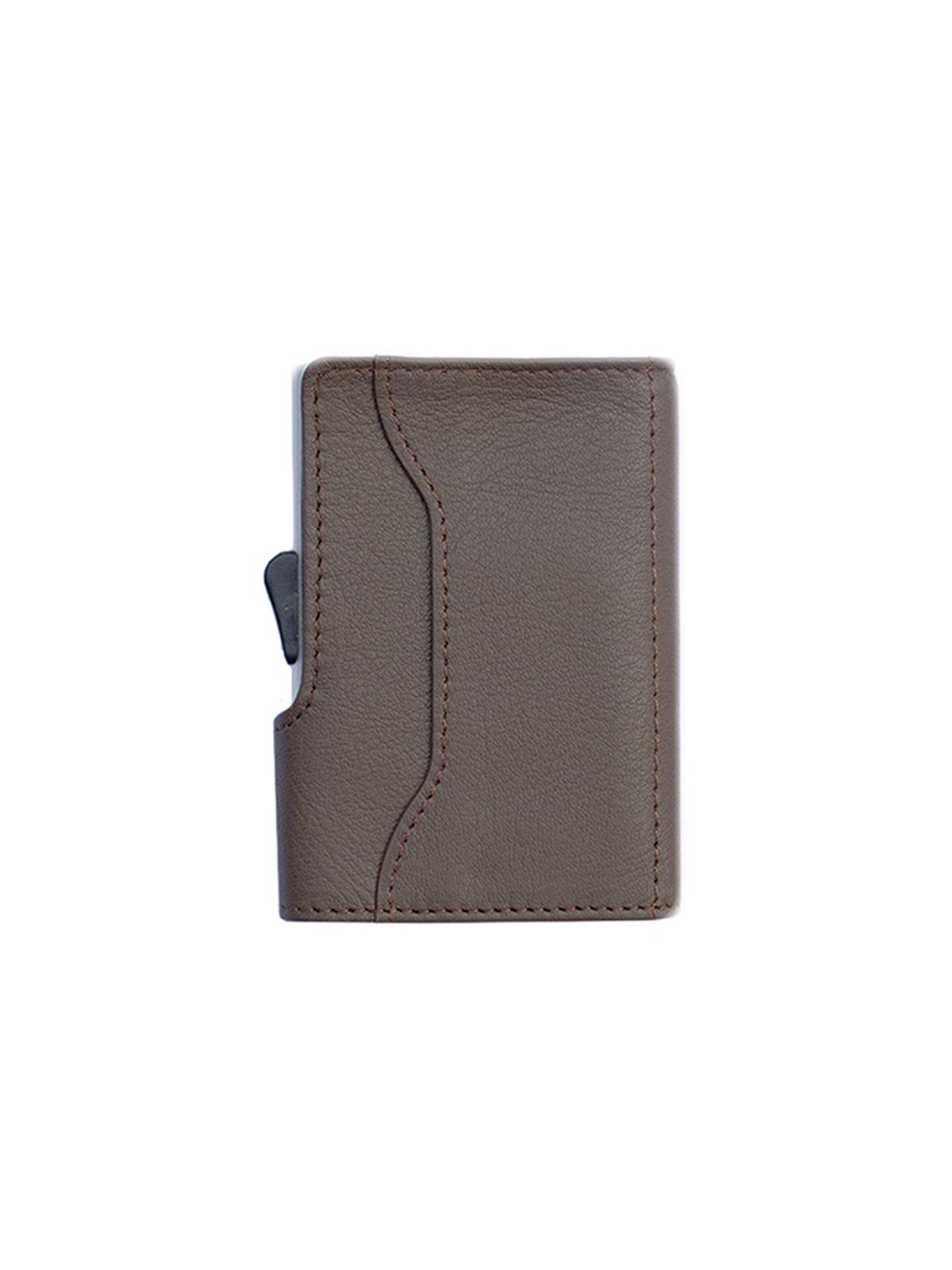 C-Secure Italian Leather RFID Wallet Castagno - MORE by Morello Indonesia