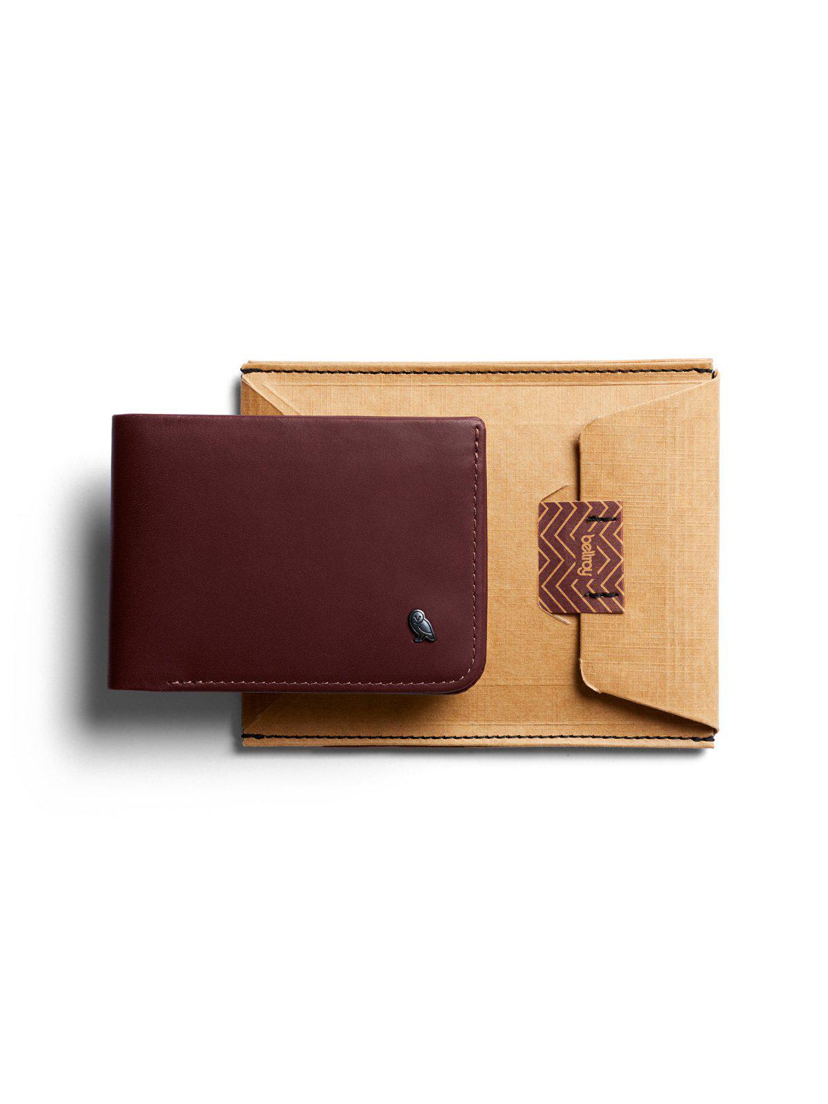 Bellroy Hide and Seek Wallet Wine RFID - MORE by Morello Indonesia