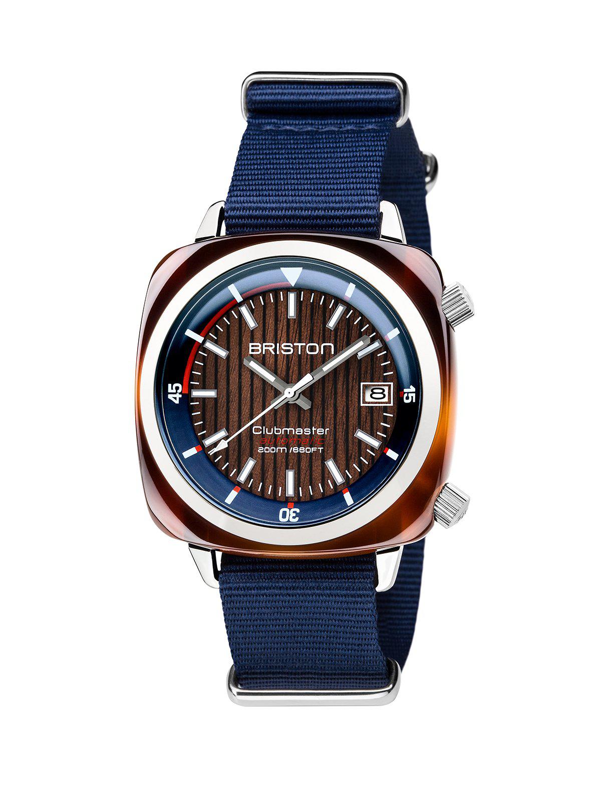 Briston Clubmaster Diver Yachting Acetate Automatic HMS Navy Blue 42mm - MORE by Morello Indonesia