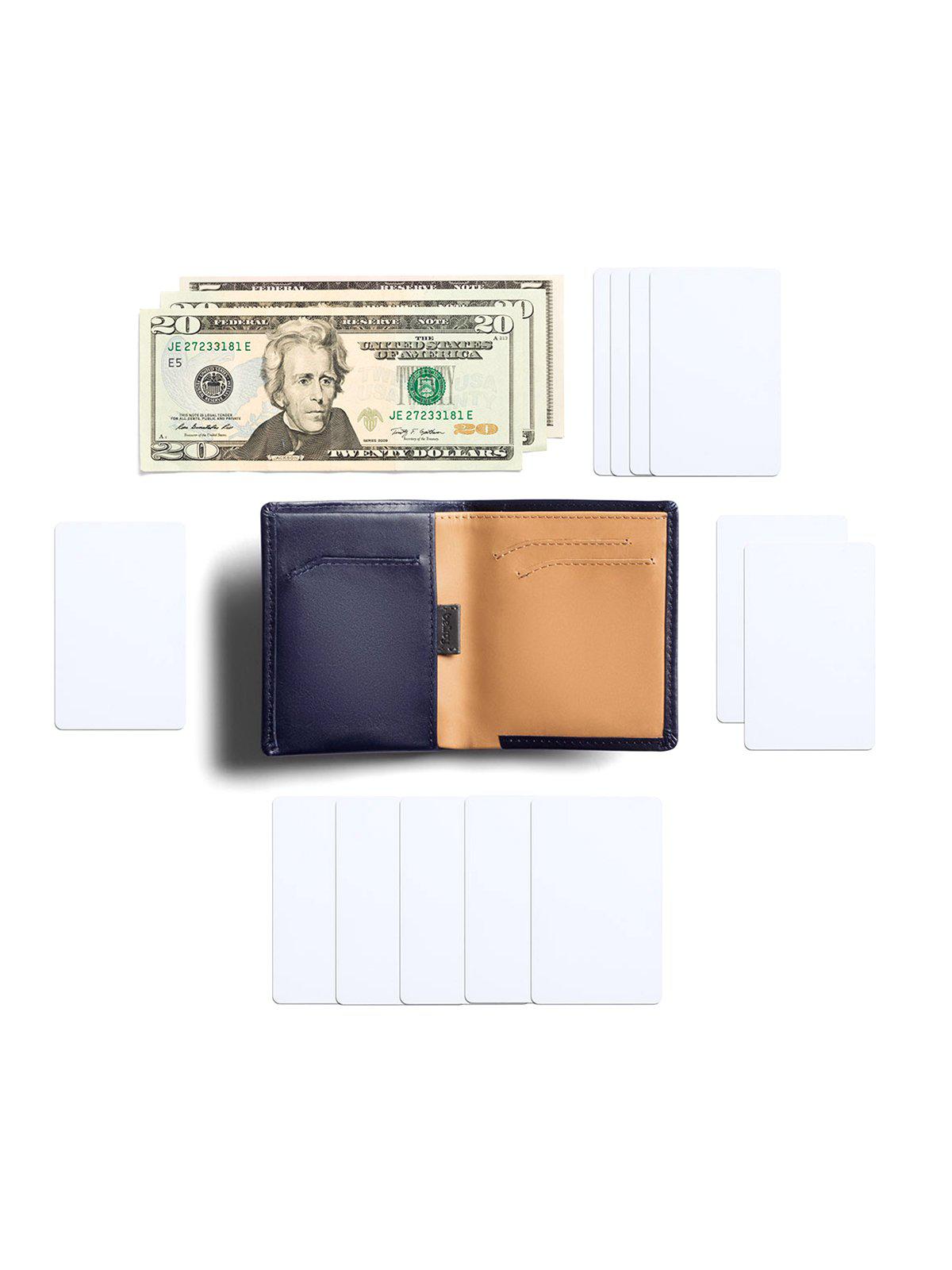 Bellroy Note Sleeve Wallet Navy RFID - MORE by Morello Indonesia