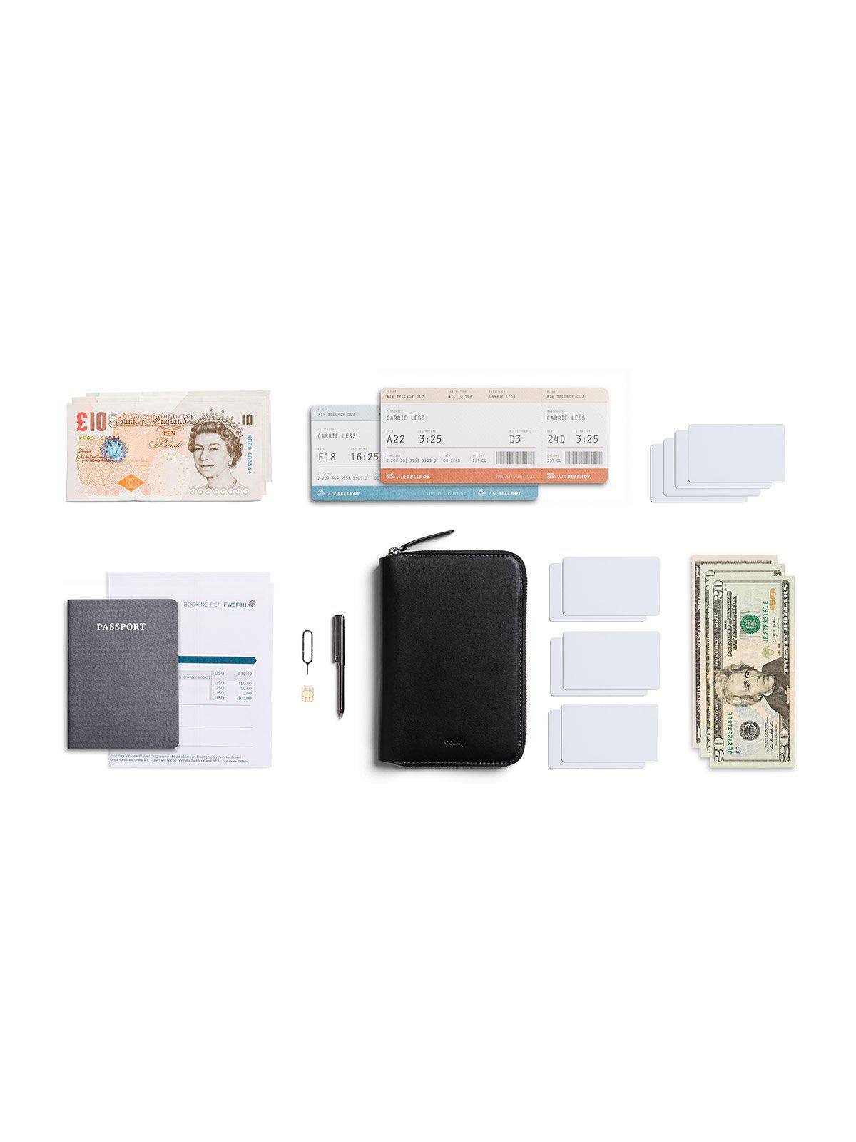 Bellroy Travel Folio Black - MORE by Morello Indonesia