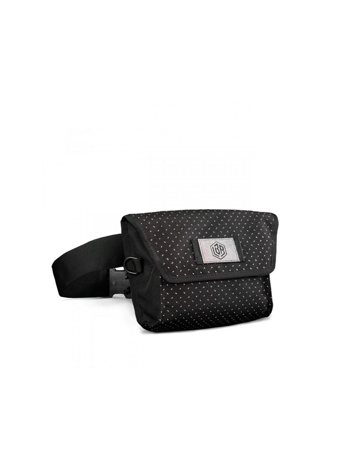 Life Behind Bars The Musette Eclipse Hip Pouch Black Reflective - MORE by Morello Indonesia