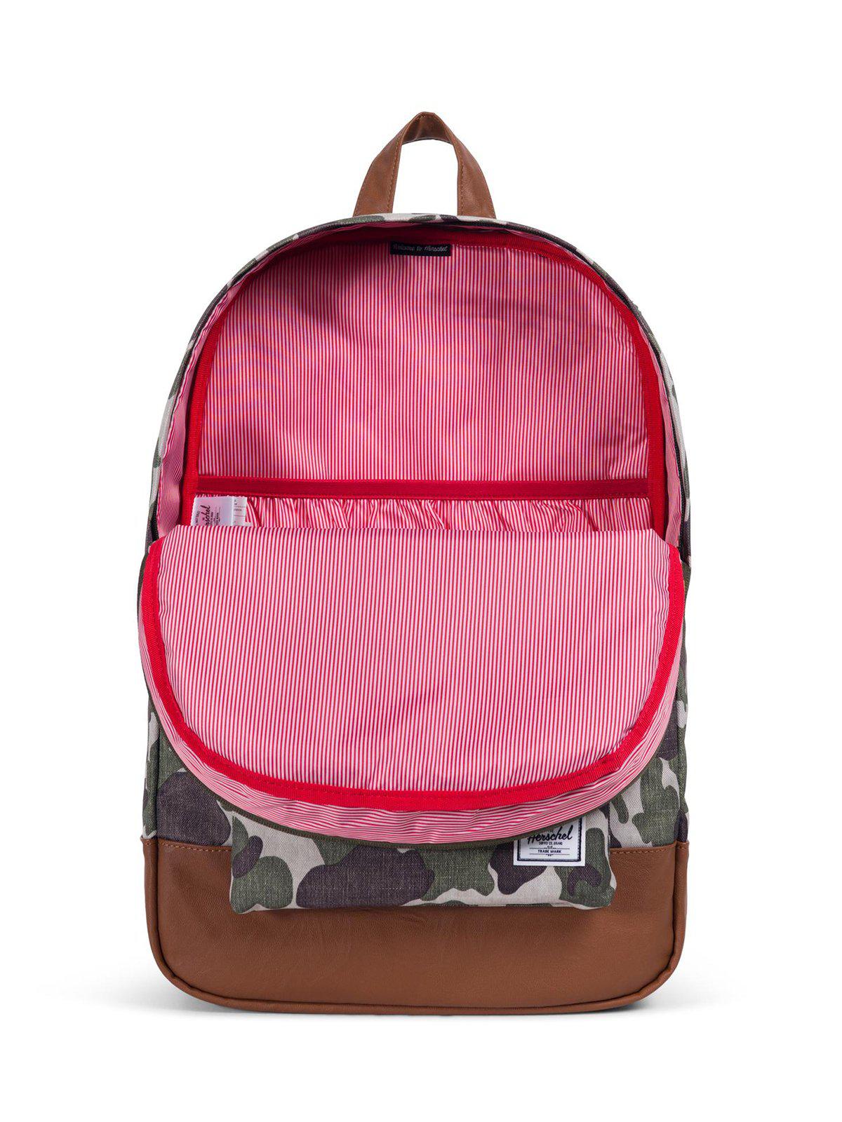 Herschel Heritage Backpack 600D Poly Frog Camo Tan 21.5L - MORE by Morello Indonesia