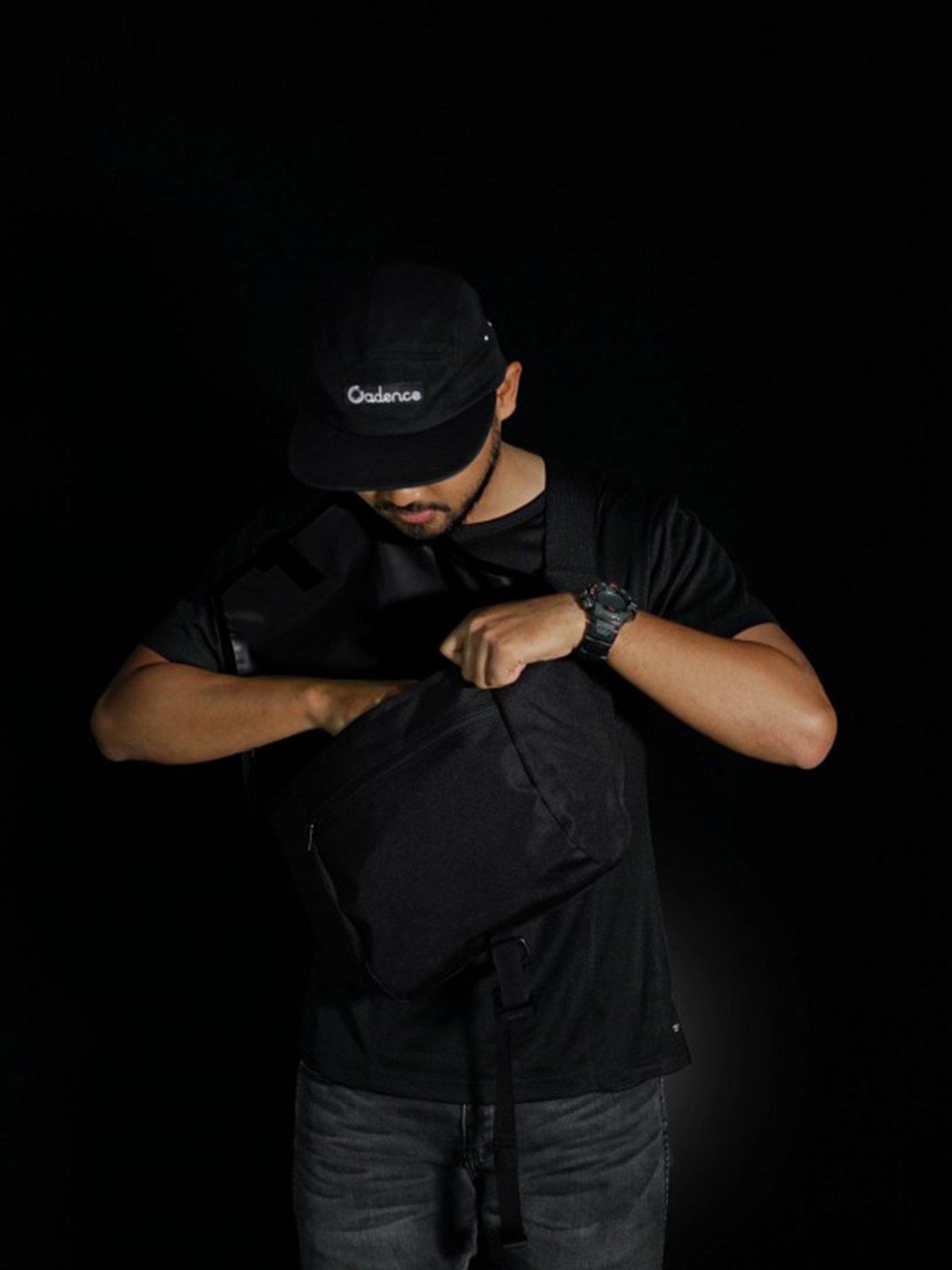 Life Behind Bars The Slingshot Eclipse 9L Sling Bag Black Reflective - MORE by Morello Indonesia