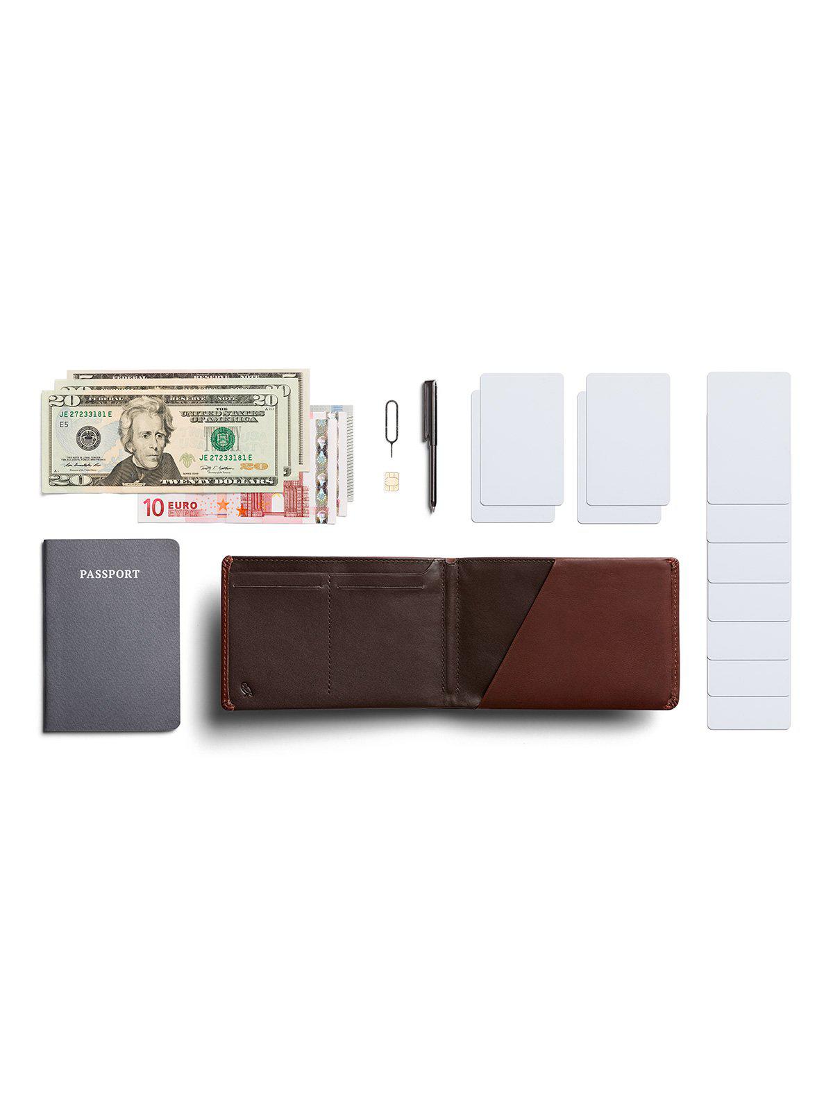bellroy travel wallet mocha Folio Second Edition - Caramel this clever wallet neatly stores your folded banknotes Bellroy PASSPORT SLEEVE Wallet -