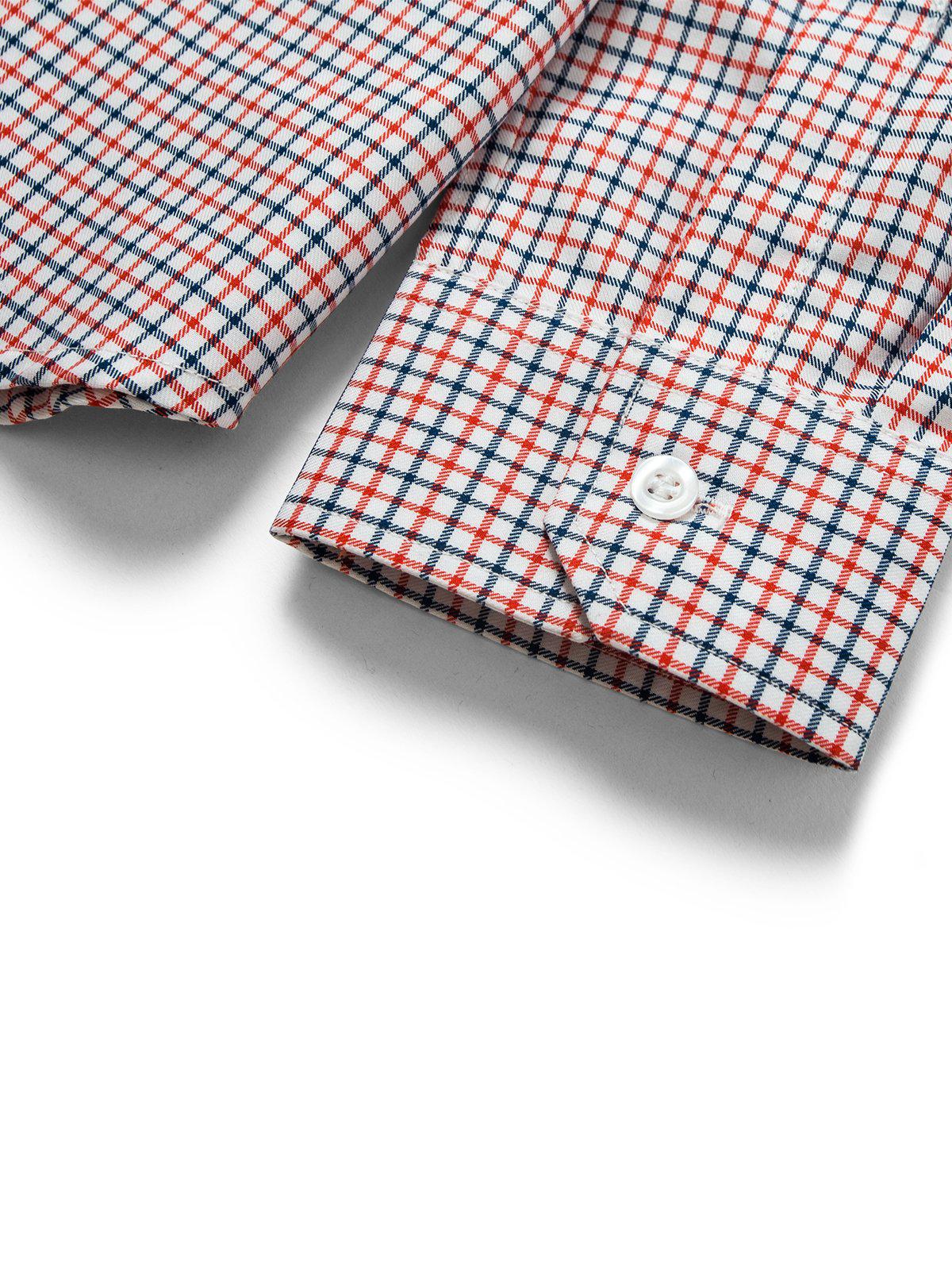 Contentment. Camp-Collar Tattersal Shirt - MORE by Morello Indonesia