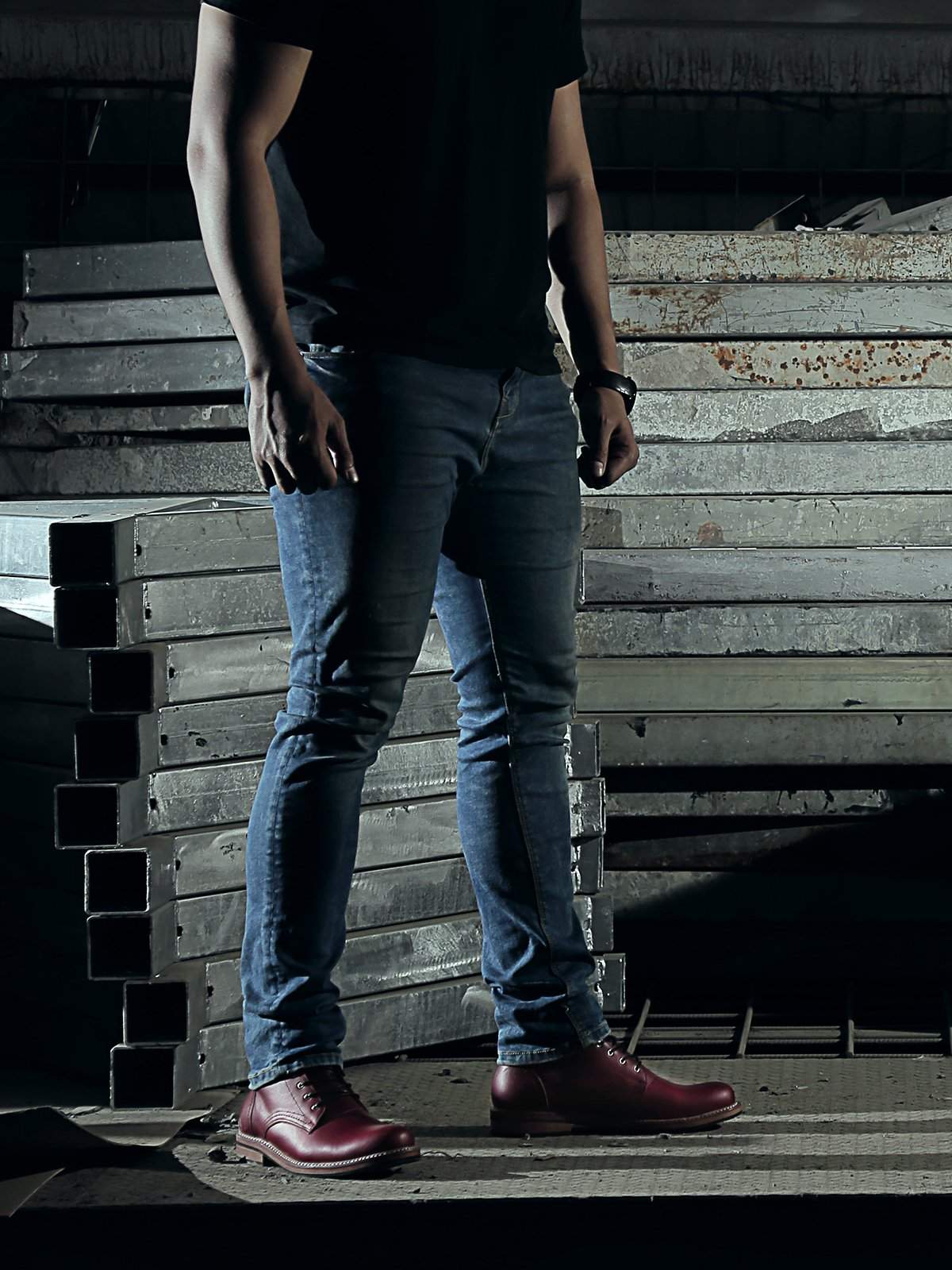 Heimdall Raider Boots Maroon - MORE by Morello Indonesia