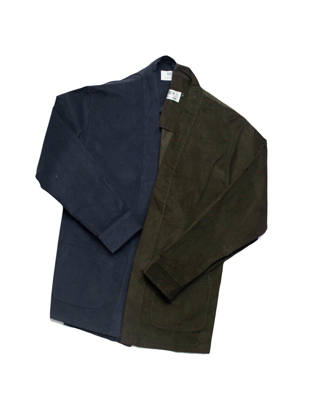 Qutn Throw On Olive Corduroy - MORE by Morello Indonesia