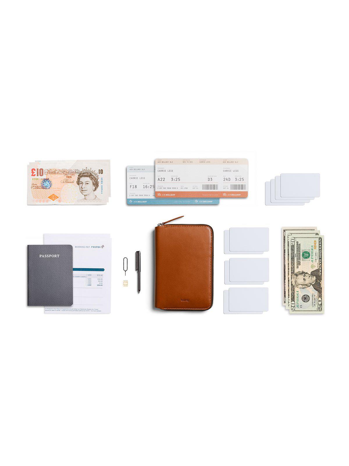 Bellroy Travel Folio Caramel - MORE by Morello Indonesia