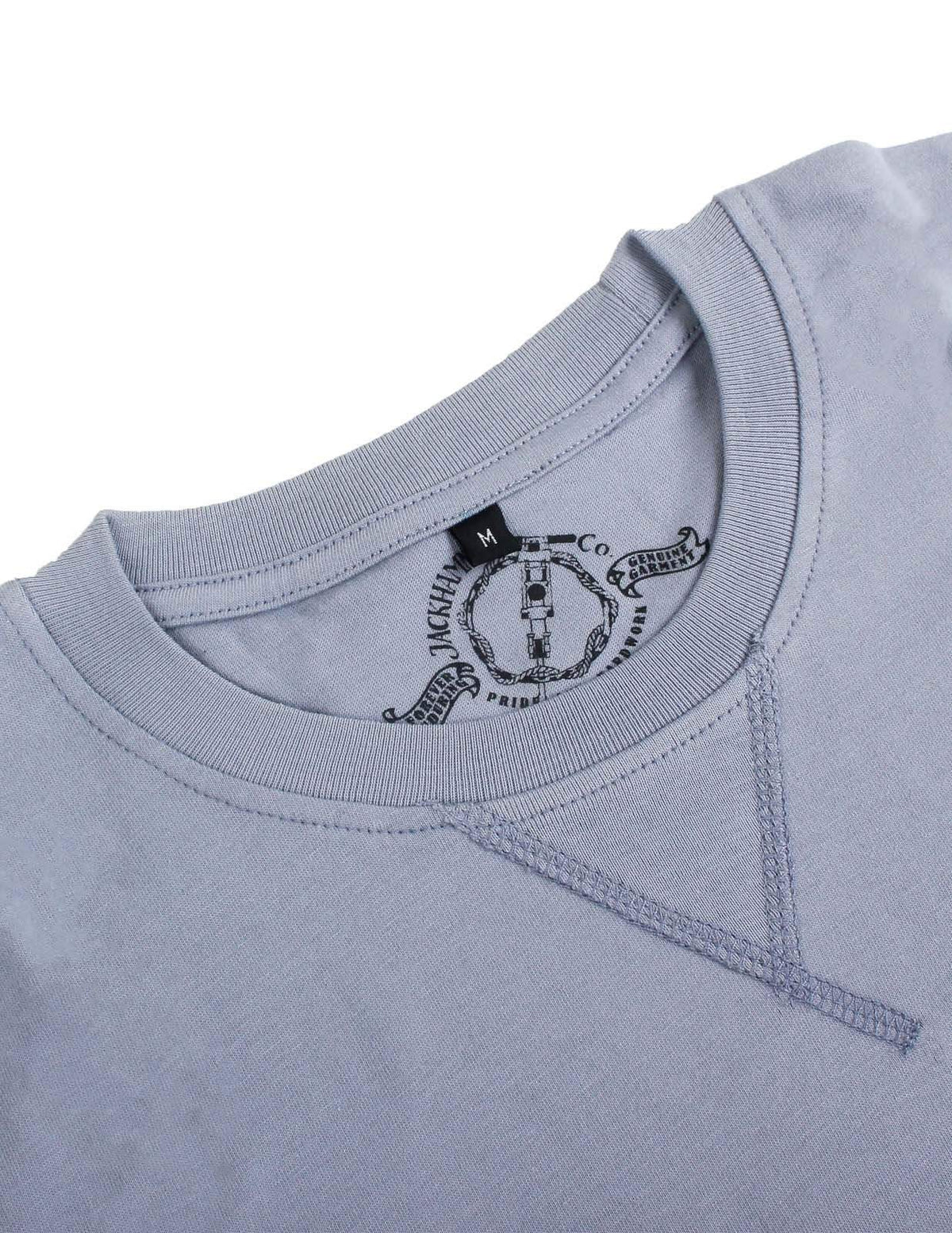 Jackhammer Basic Crewneck Tee Grey - MORE by Morello Indonesia