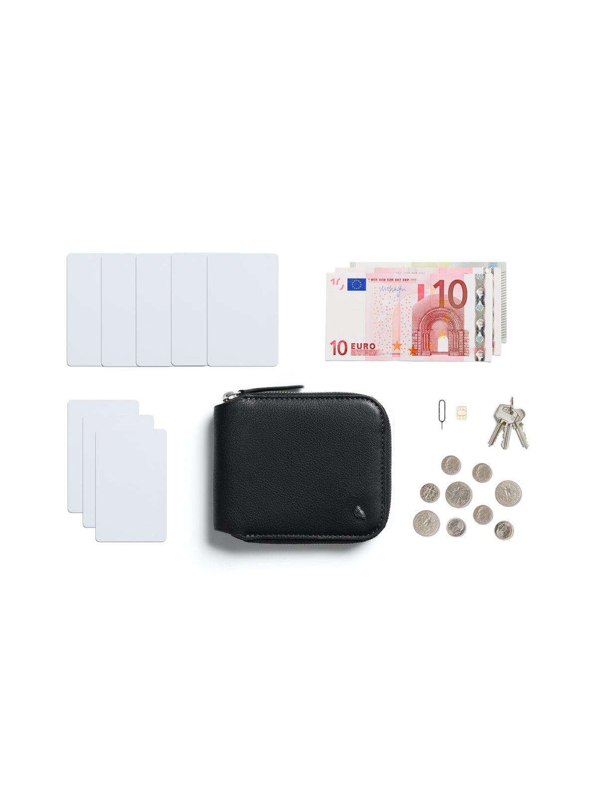 Bellroy Zip Wallet Obsidian RFID