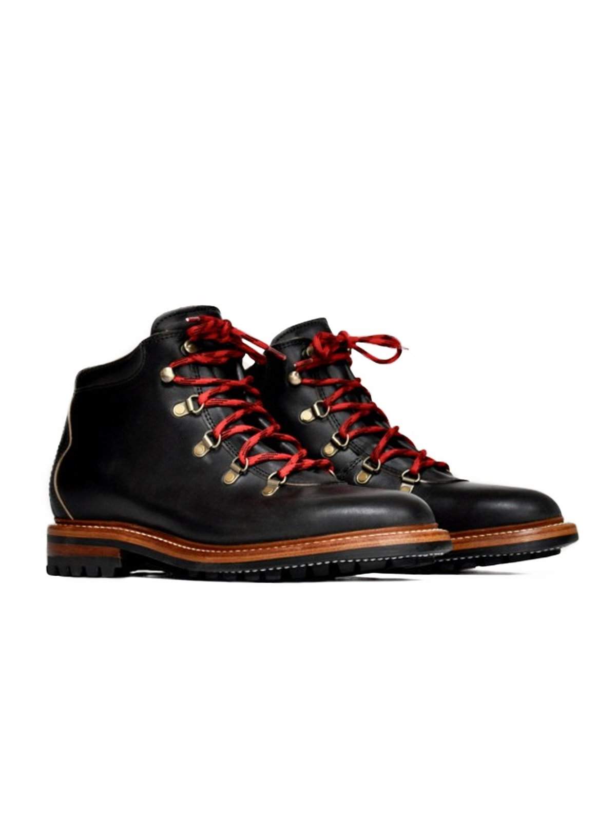 Oakstreet Bootmakers Black Commando Sole Summit Boot - MORE by Morello Indonesia