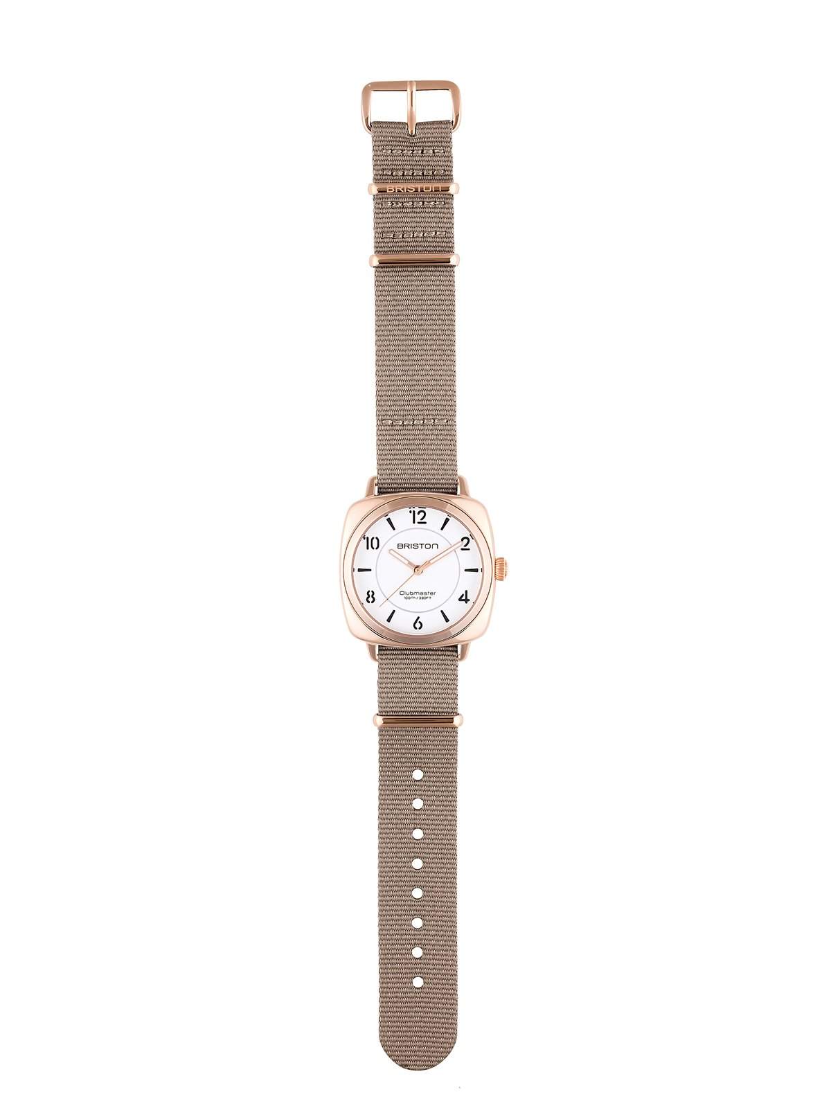 Briston Clubmaster Chic Steel HMS Gold White Dial 36mm - MORE by Morello Indonesia