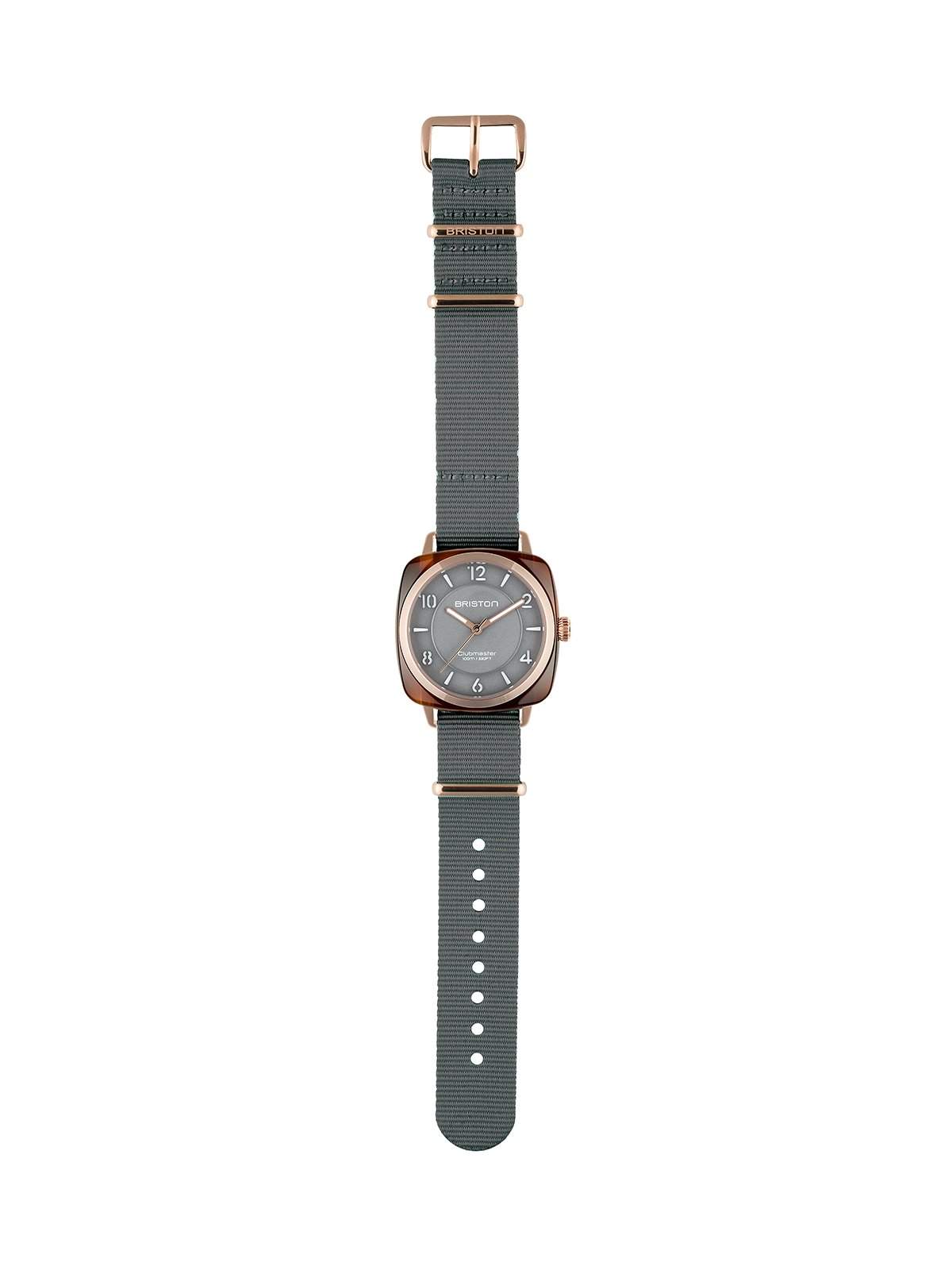 Briston Clubmaster Chic Acetate HMS Gold Grey Dial and Rose Gold 36mm - MORE by Morello Indonesia