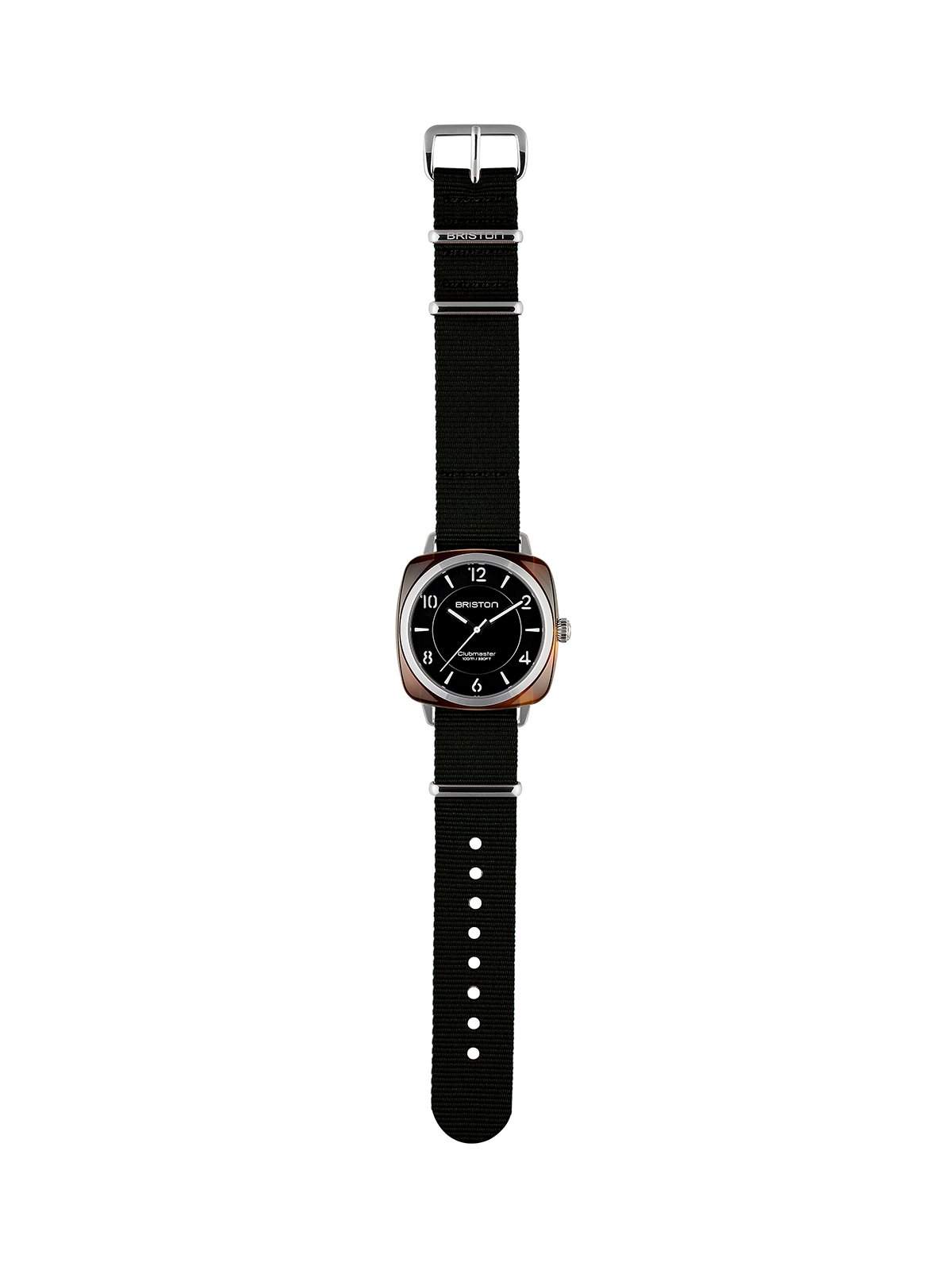 Briston Clubmaster Chic Acetate HMS Tortoise Shell Black Dial 36mm - MORE by Morello Indonesia