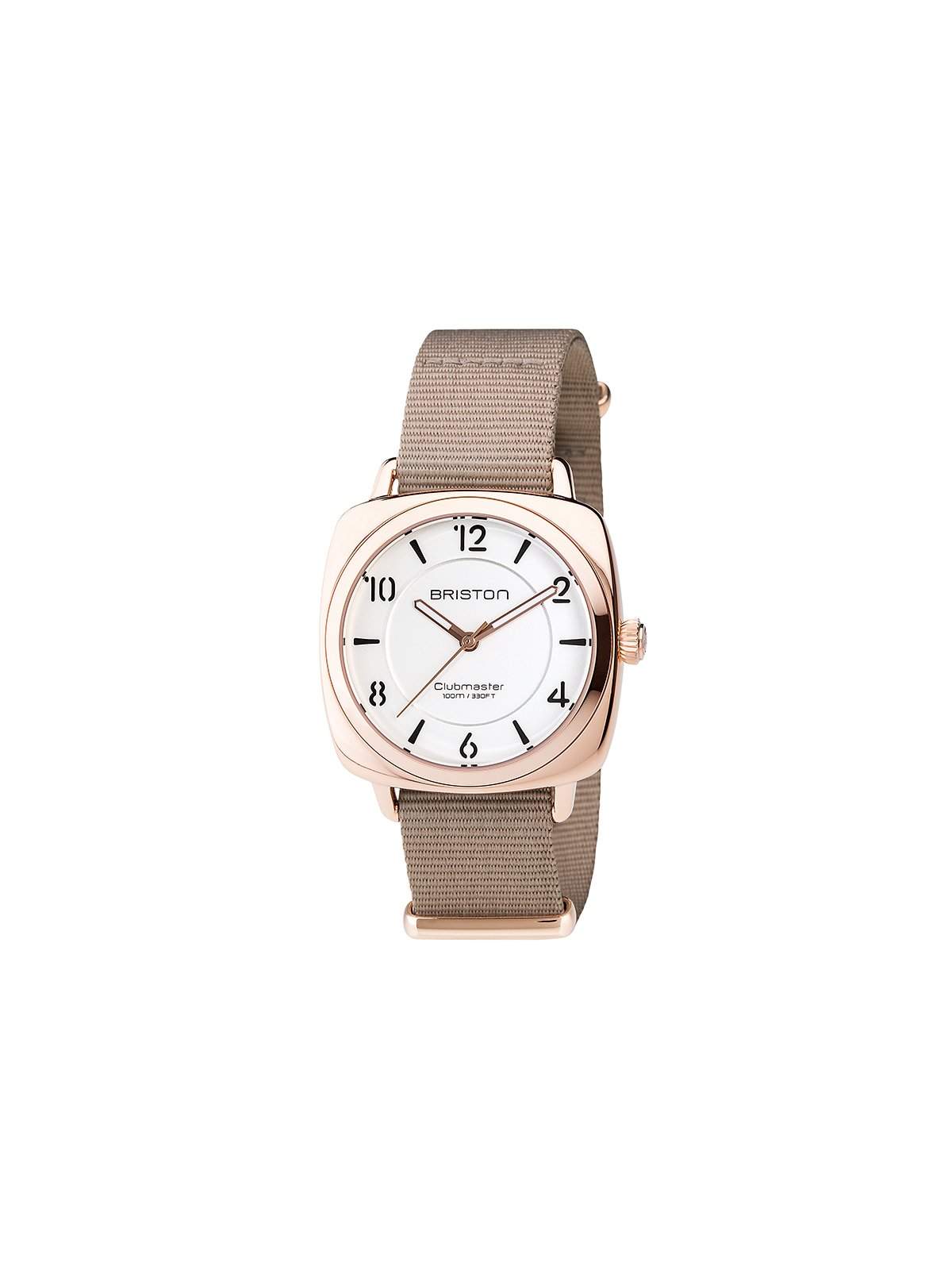 Briston Clubmaster Chic Steel HMS Gold White Dial 36mm - MORE by Morello Indonesia