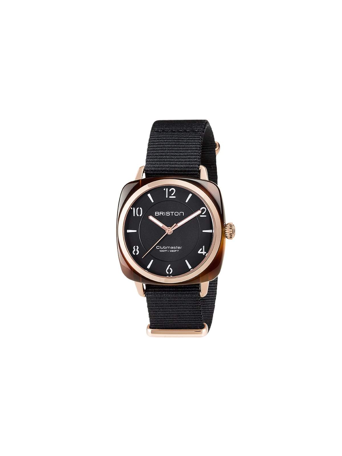Briston Clubmaster Chic Acetate HMS Gold Black Dial and Rose Gold 36mm - MORE by Morello Indonesia
